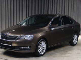 2018 Skoda Rapid I Рестайлинг, коричневый, 999000 рублей, вид 1
