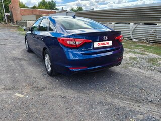 2016 Hyundai Sonata VII (LF), синий, 1150000 рублей, вид 4