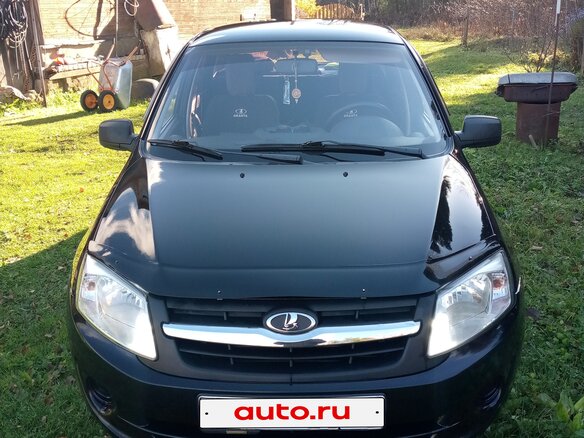 2012 Lada (ВАЗ) Granta I, чёрный, 300000 рублей