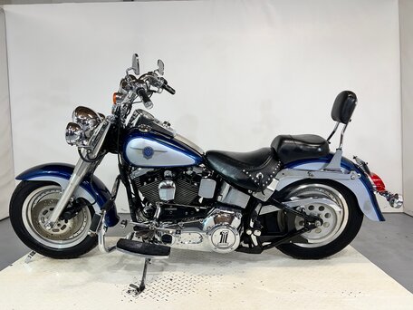 1999 Harley-Davidson Fat Boy, синий, 780000 рублей, вид 2