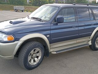 2007 Mitsubishi Pajero Sport I Рестайлинг, синий, 1100000 рублей, вид 3