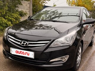 2016 Hyundai Solaris I Рестайлинг, чёрный, 810000 рублей, вид 3