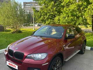 2009 BMW X6 35i 6-speed I (E71), красный, 1750000 рублей, вид 1