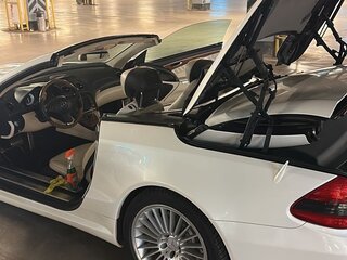 2008 Mercedes-Benz SL-Класс 500 V (R230) Рестайлинг 2, белый, 2500000 рублей, вид 2