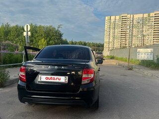 2019 Lada (ВАЗ) Granta I Рестайлинг, чёрный, 480000 рублей, вид 4