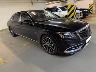 2019 Mercedes-Benz Maybach S-Класс 560 I (X222) Рестайлинг, чёрный, 5000000 рублей, вид 1