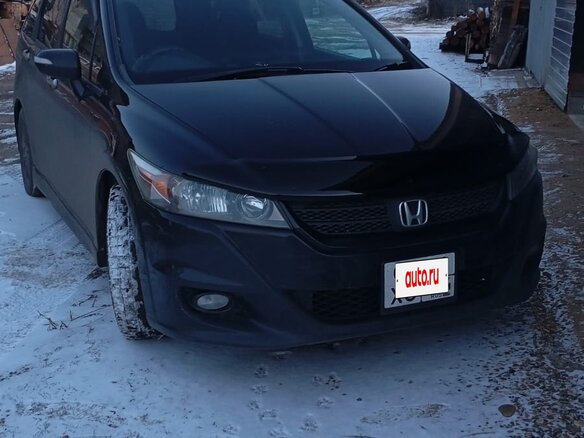 2009 Honda Stream II Рестайлинг, чёрный, 1250000 рублей - вид 1
