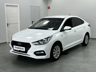 2017 Hyundai Solaris II, белый, 1070000 рублей, вид 1