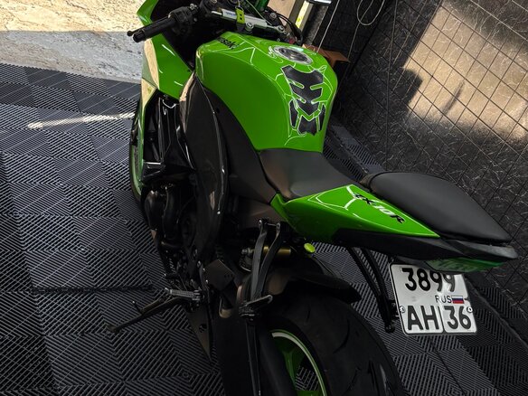 2007 Kawasaki ZX-10R Ninja, зелёный, 735000 рублей - вид 11