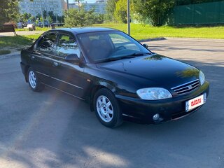 2008 Kia Spectra I Рестайлинг 2, чёрный, 495000 рублей, вид 1