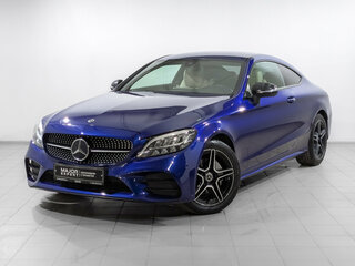 2018 Mercedes-Benz C-Класс 200 IV (W205) Рестайлинг, синий, 3550000 рублей, вид 1