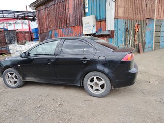 2007 Mitsubishi Lancer X, чёрный, 680000 рублей, вид 4