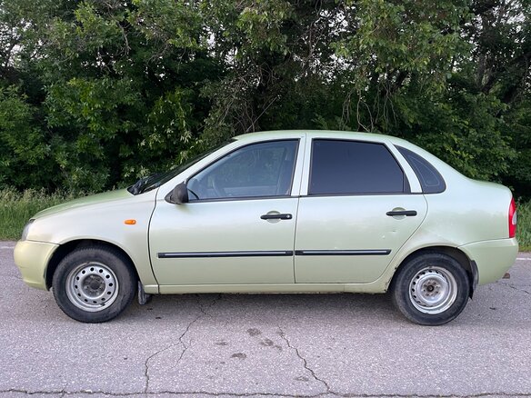 2006 Lada (ВАЗ) Kalina I, зелёный, 110000 рублей - вид 2