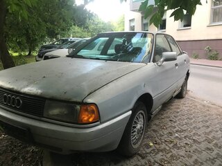 1989 Audi 80 IV (B3), серебристый, 60000 рублей, вид 2