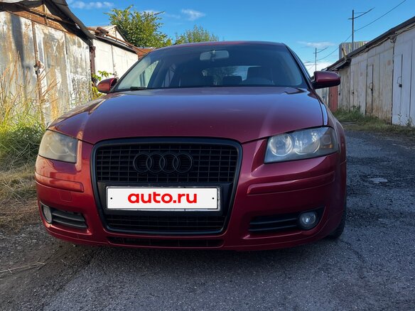 2007 Audi A3 II (8P) Рестайлинг 1, красный, 550000 рублей - вид 1