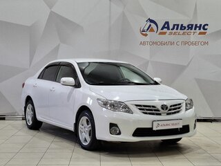 2012 Toyota Corolla X (E140, E150) Рестайлинг, белый, 810000 рублей, вид 1