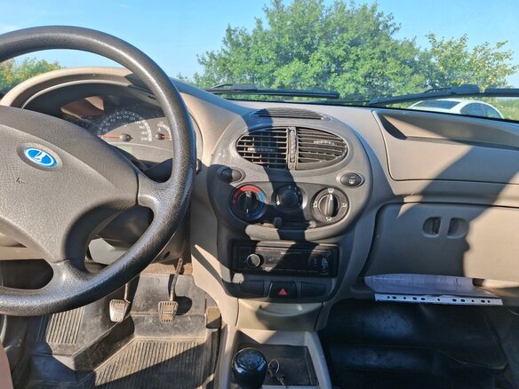2007 Lada (ВАЗ) Kalina I, синий, 180000 рублей - вид 4