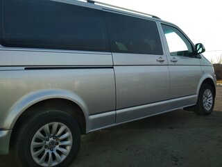2011 Volkswagen Caravelle LWB Long T5 Рестайлинг, серебристый, 2245000 рублей, вид 5