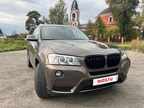 2014 BMW X3 20d xDrive II (F25), коричневый - вид 3