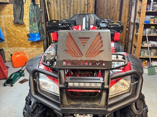 2011 Honda TRX 680 (Rincon), красный, 750000 рублей, вид 1