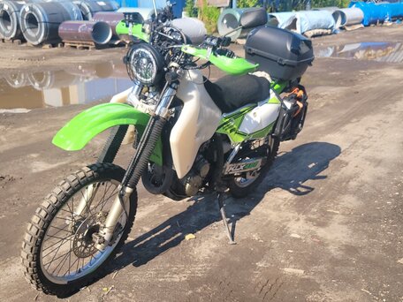 2003 Kawasaki KLX 400, зелёный, 425000 рублей, вид 4