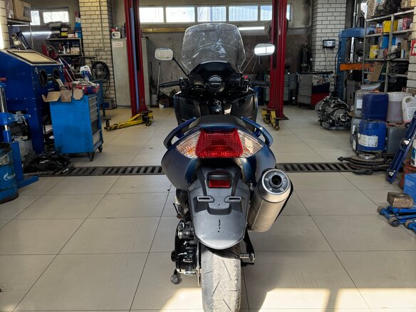 2009 Yamaha TMAX, синий, 450000 рублей - вид 9