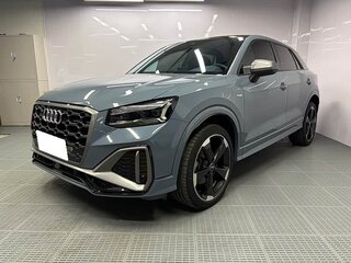 2023 Audi Q2 L 35 TFSI I Рестайлинг, синий, 1995000 рублей, вид 3
