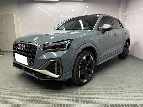 2023 Audi Q2 L 35 TFSI I Рестайлинг, синий, 1995000 рублей, вид 3