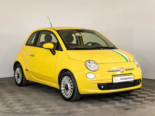 2012 Fiat 500 II, жёлтый, 875000 рублей, вид 3