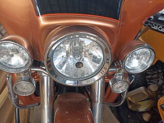 2008 Harley-Davidson Electra Glide, оранжевый, 950000 рублей, вид 5