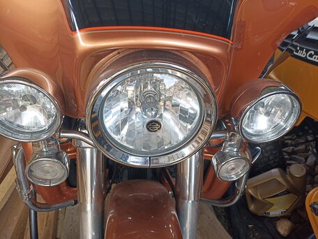 2008 Harley-Davidson Electra Glide, оранжевый, 950000 рублей, вид 5