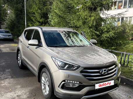 2017 Hyundai Santa Fe III Рестайлинг, серый, 1920000 рублей, вид 1