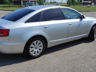 2008 Audi A6 III (C6), серебристый, 630000 рублей, вид 4