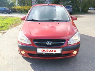 2008 Hyundai Getz I Рестайлинг, красный, 450000 рублей, вид 1