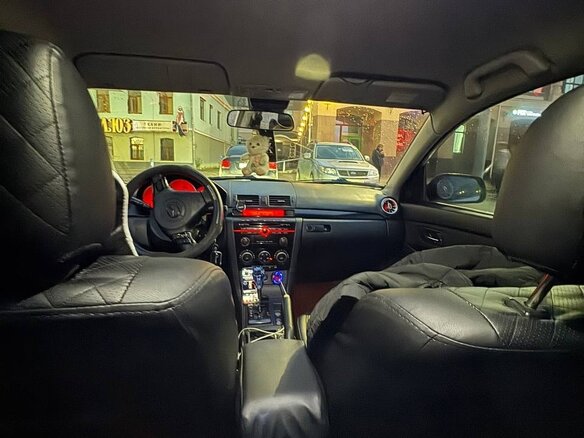 2008 Mazda 3 5-speed I (BK) Рестайлинг, серебристый, 460000 рублей - вид 13