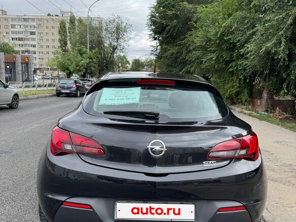 2012 Opel Astra GTC J Рестайлинг, чёрный, 920000 рублей - вид 26