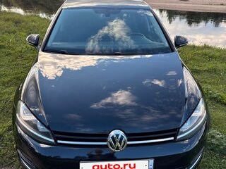 2014 Volkswagen Golf VII, чёрный, 1250000 рублей, вид 4