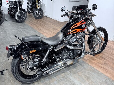 2012 Harley-Davidson Dyna Wide Glide, чёрный, 1100000 рублей, вид 4