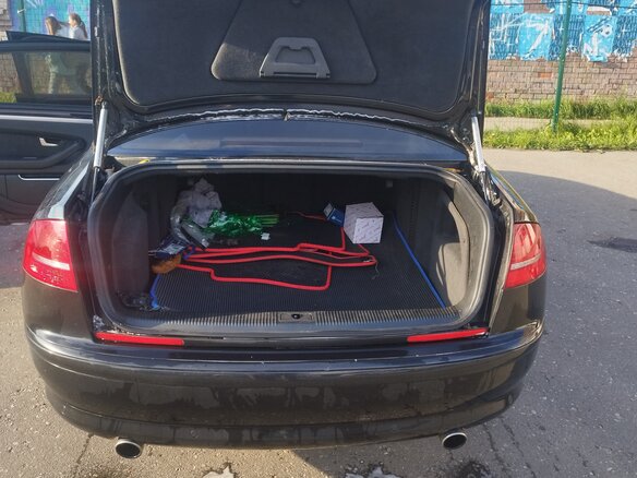 2008 Audi A8 II (D3) Рестайлинг 2, чёрный, 860000 рублей - вид 13