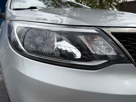 2015 Kia Rio 6-speed III, серый, 1045000 рублей, вид 5
