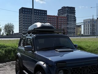 2017 Lada (ВАЗ) 2121 (4x4) I Рестайлинг, синий, 760000 рублей, вид 2