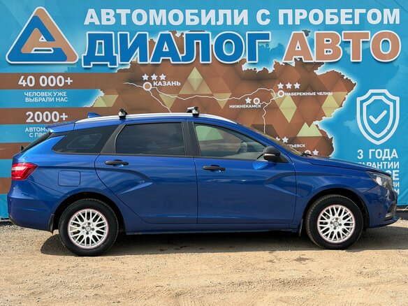 2020 Lada (ВАЗ) Vesta SW I, синий - вид 3