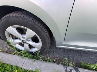 2014 Skoda Rapid I, серебристый, 1100000 рублей, вид 5