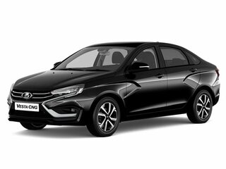 2026 Lada (ВАЗ) Vesta CNG I Рестайлинг (NG), чёрный, 1881000 рублей, вид 1