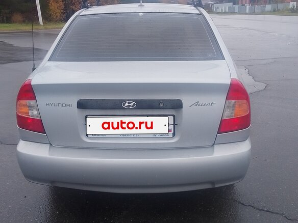 2006 Hyundai Accent ТагАЗ II, серебристый - вид 4