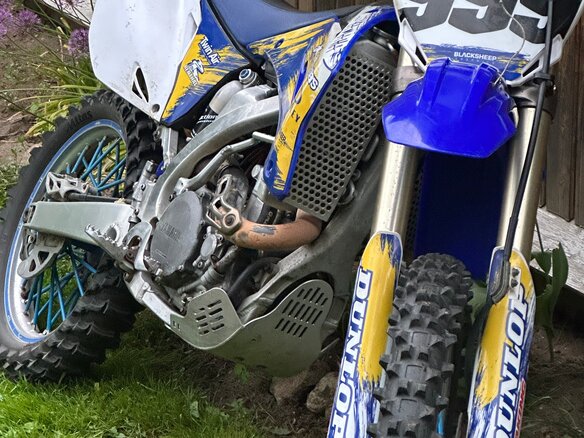 2008 Yamaha YZ450F, синий, 350000 рублей - вид 1