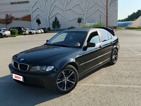 2003 BMW 3 серии N42 316i IV (E46) Рестайлинг, чёрный, 560000 рублей, вид 2