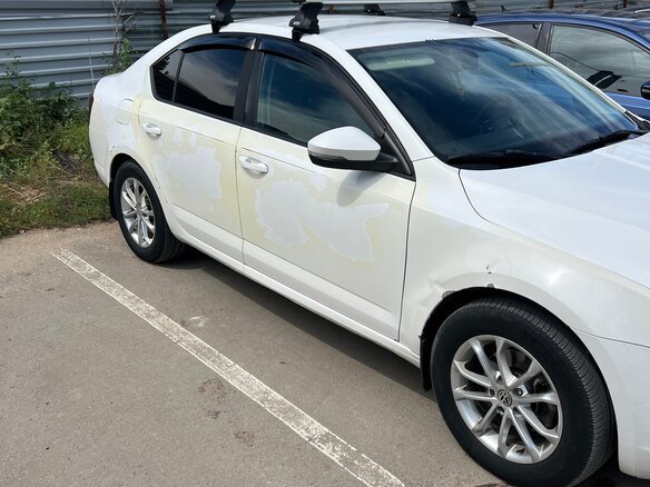 2013 Skoda Octavia III (A7), белый, 550000 рублей - вид 3