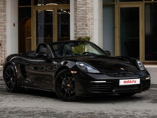 2017 Porsche Boxster IV 718 (982), чёрный, 6000000 рублей, вид 4