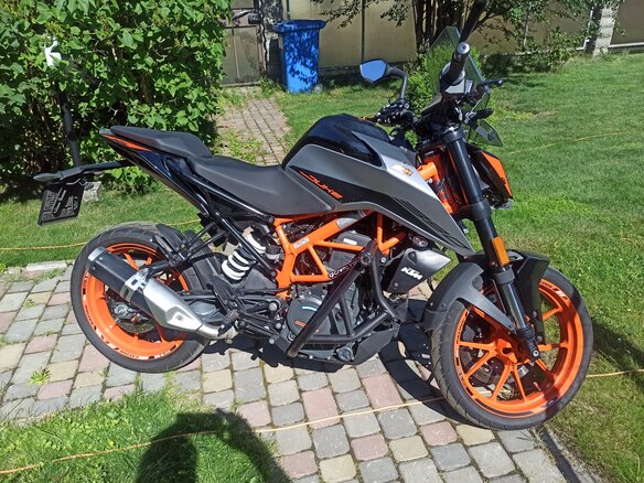 2022 KTM 390 Duke, чёрный, 415000 рублей - вид 5